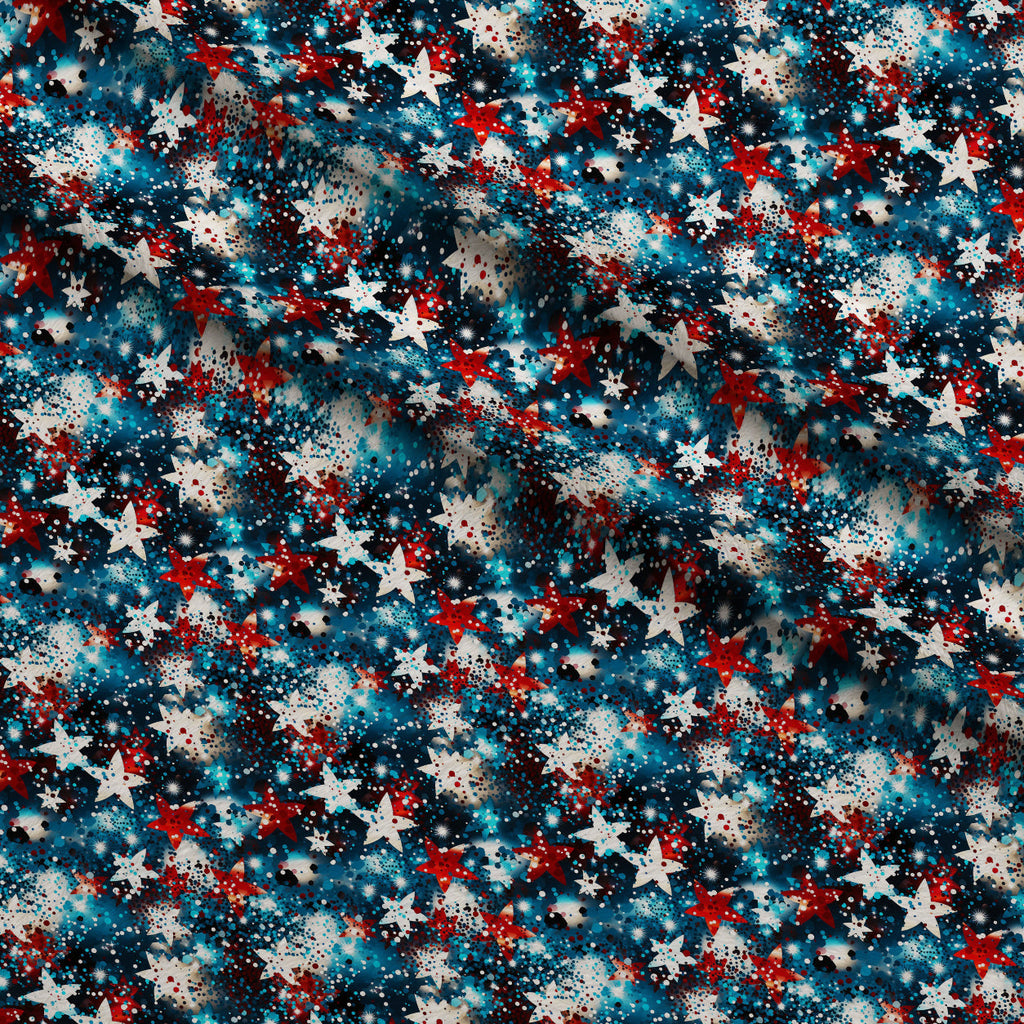 Liberty Sparkle Pattern 5 Fleece Fabric — fleece fabric folded close-up preview (mv-fleece-v1:lying)