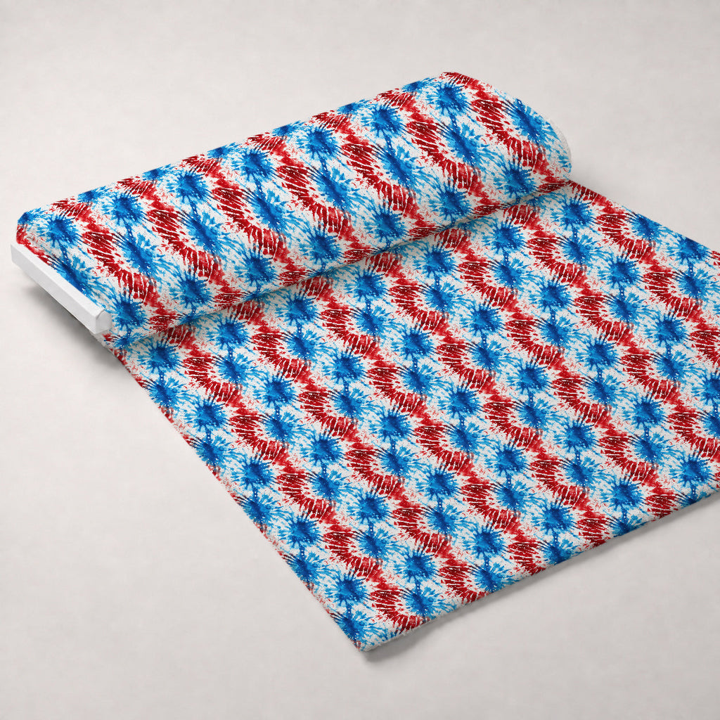 Liberty Swirl Pattern 3 Fleece Fabric — fleece fabric unrolled bolt preview (mv-fleece-v1:bolt)