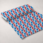 Liberty Swirl Pattern 3 Fleece Fabric — fleece fabric unrolled bolt preview (mv-fleece-v1:bolt)