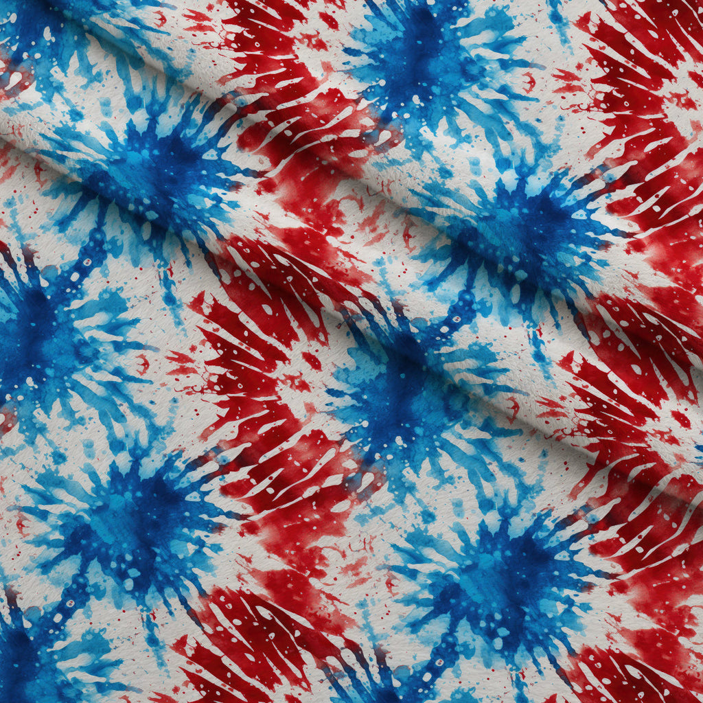 Liberty Swirl Pattern 3 Fleece Fabric — fleece fabric folded close-up preview (mv-fleece-v1:lying)