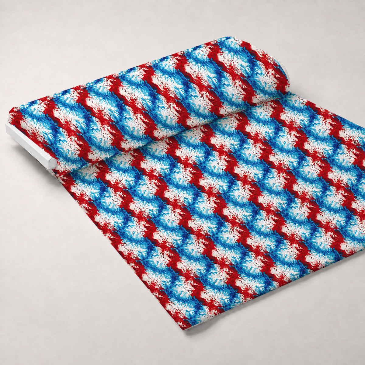 Liberty Swirl Pattern 5 Fleece Fabric — fleece fabric unrolled bolt preview (mv-fleece-v1:bolt)