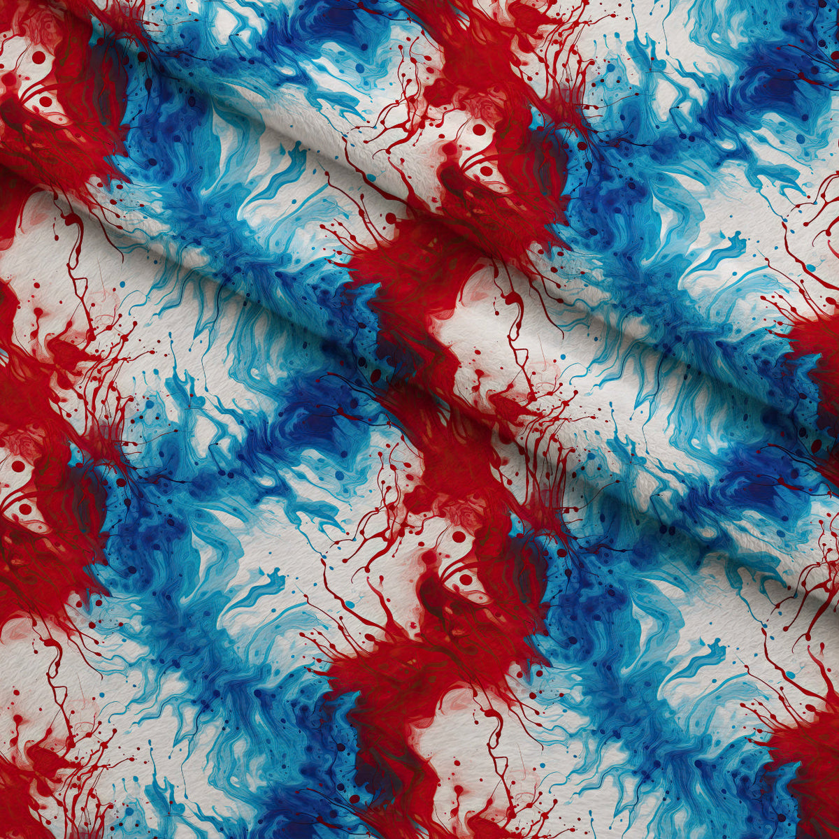 Liberty Swirl Pattern 5 Fleece Fabric — fleece fabric folded close-up preview (mv-fleece-v1:lying)