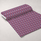 Liberty Waves Pattern 4 Fleece Fabric — fleece fabric unrolled bolt preview (mv-fleece-v1:bolt)