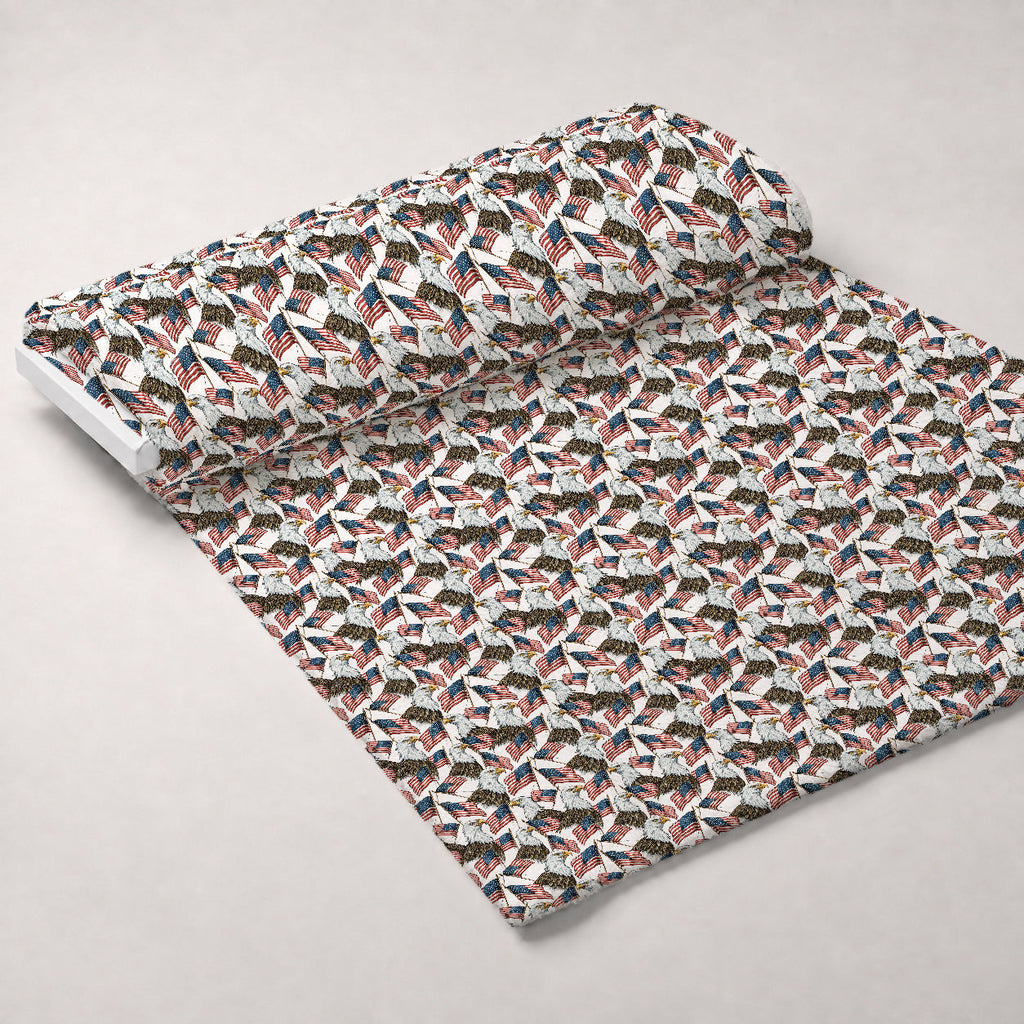 Liberty Wings Pattern 10 Fleece Fabric — fleece fabric unrolled bolt preview (mv-fleece-v1:bolt)