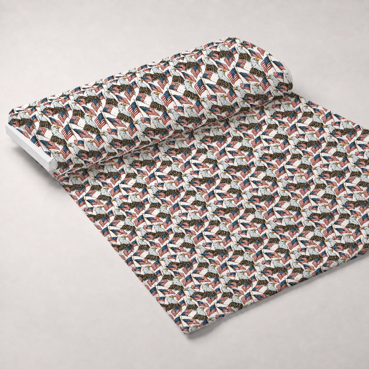 Liberty Wings Pattern 10 Fleece Fabric — fleece fabric unrolled bolt preview (mv-fleece-v1:bolt)