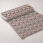 Liberty Wings Pattern 2 Fleece Fabric — fleece fabric unrolled bolt preview (mv-fleece-v1:bolt)