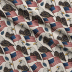 Liberty Wings Pattern 6 Fleece Fabric — fleece fabric folded close-up preview (mv-fleece-v1:lying)
