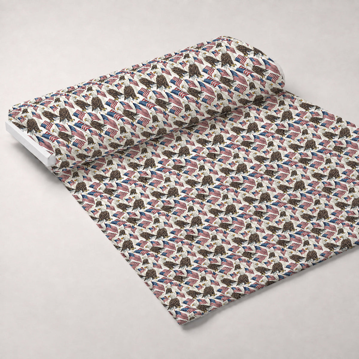 Liberty Wings Pattern 9 Fleece Fabric — fleece fabric unrolled bolt preview (mv-fleece-v1:bolt)