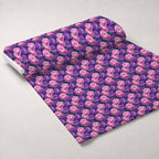 Lilac Petal Dreams Pattern 8 Fleece Fabric — fleece fabric unrolled bolt preview (mv-fleece-v1:bolt)