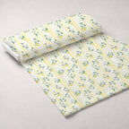 Limoncello Blossoms Pattern 10 Fleece Fabric — fleece fabric unrolled bolt preview (mv-fleece-v1:bolt)