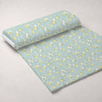 Limoncello Blossoms Pattern 8 Fleece Fabric — fleece fabric unrolled bolt preview (mv-fleece-v1:bolt)