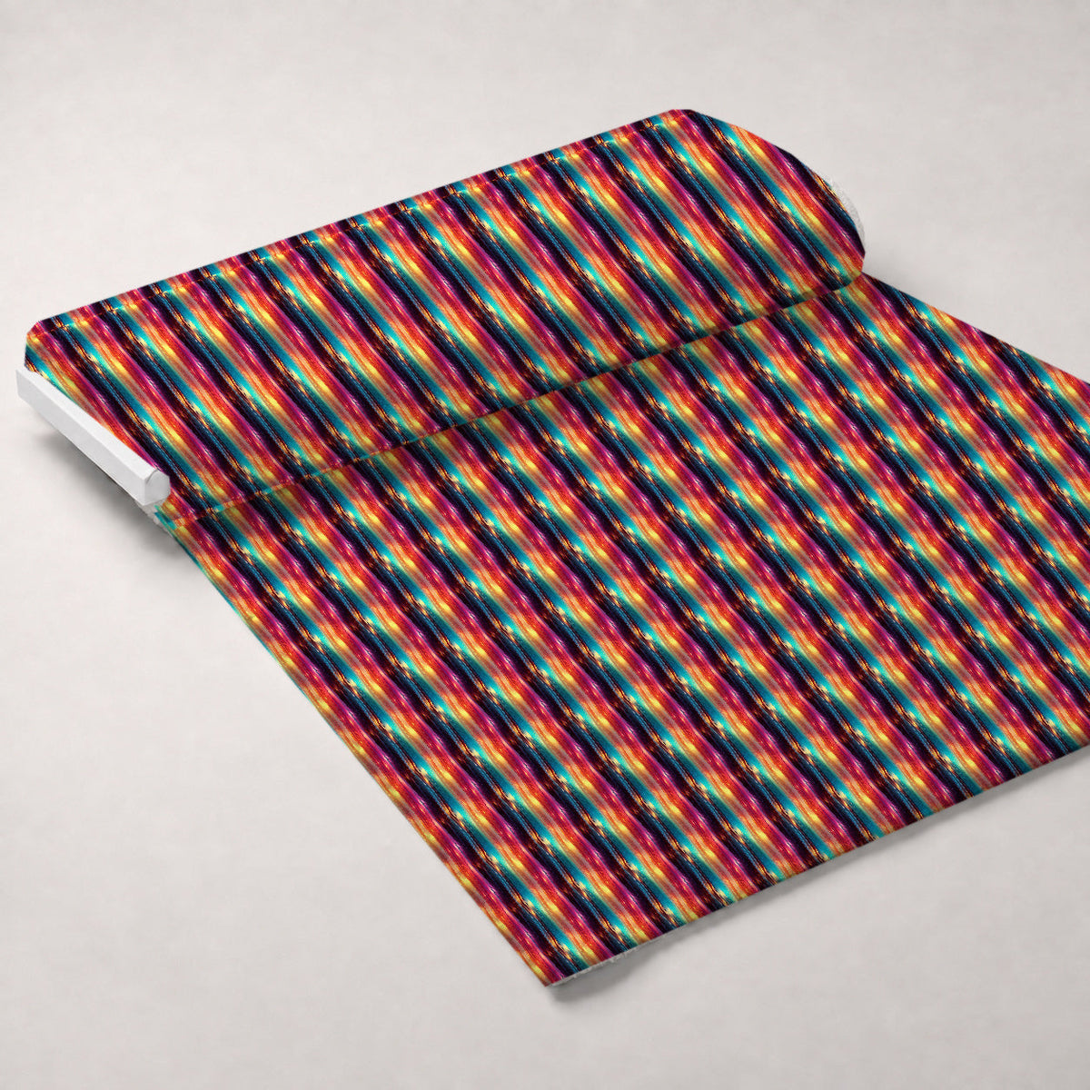 Liquid Prism Pattern 12 Fleece Fabric — fleece fabric unrolled bolt preview (mv-fleece-v1:bolt)