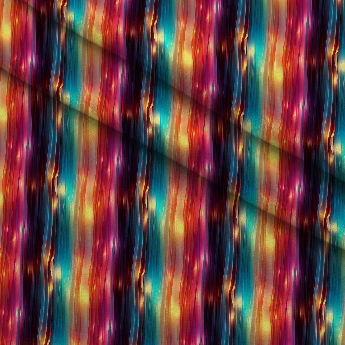 Liquid Prism Pattern 12 Fleece Fabric — fleece fabric folded close-up preview (mv-fleece-v1:lying)