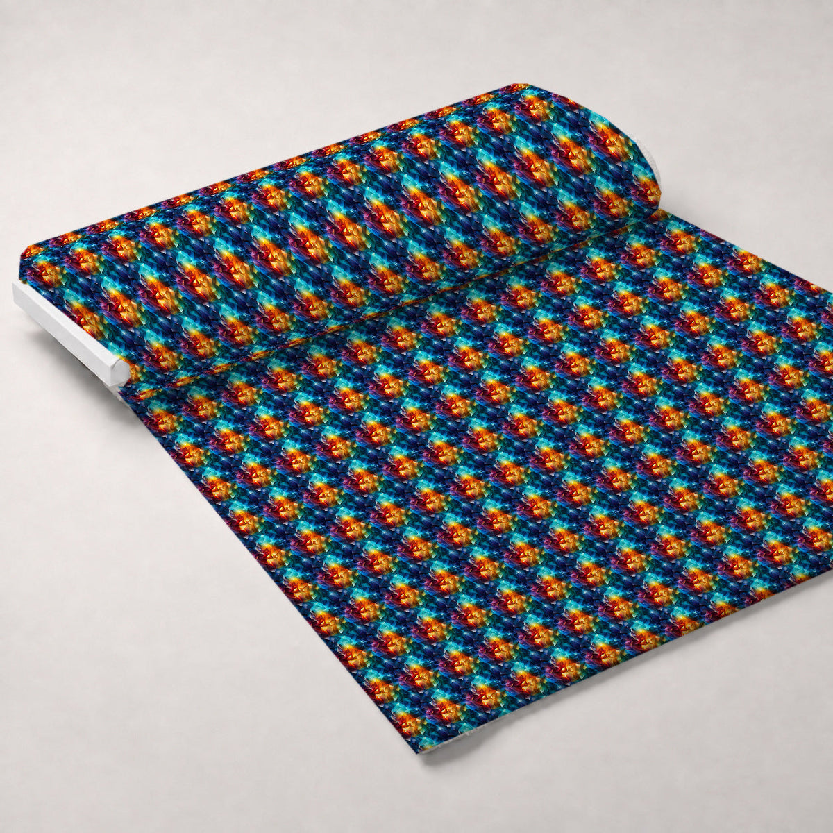 Liquid Prism Pattern 3 Fleece Fabric — fleece fabric unrolled bolt preview (mv-fleece-v1:bolt)