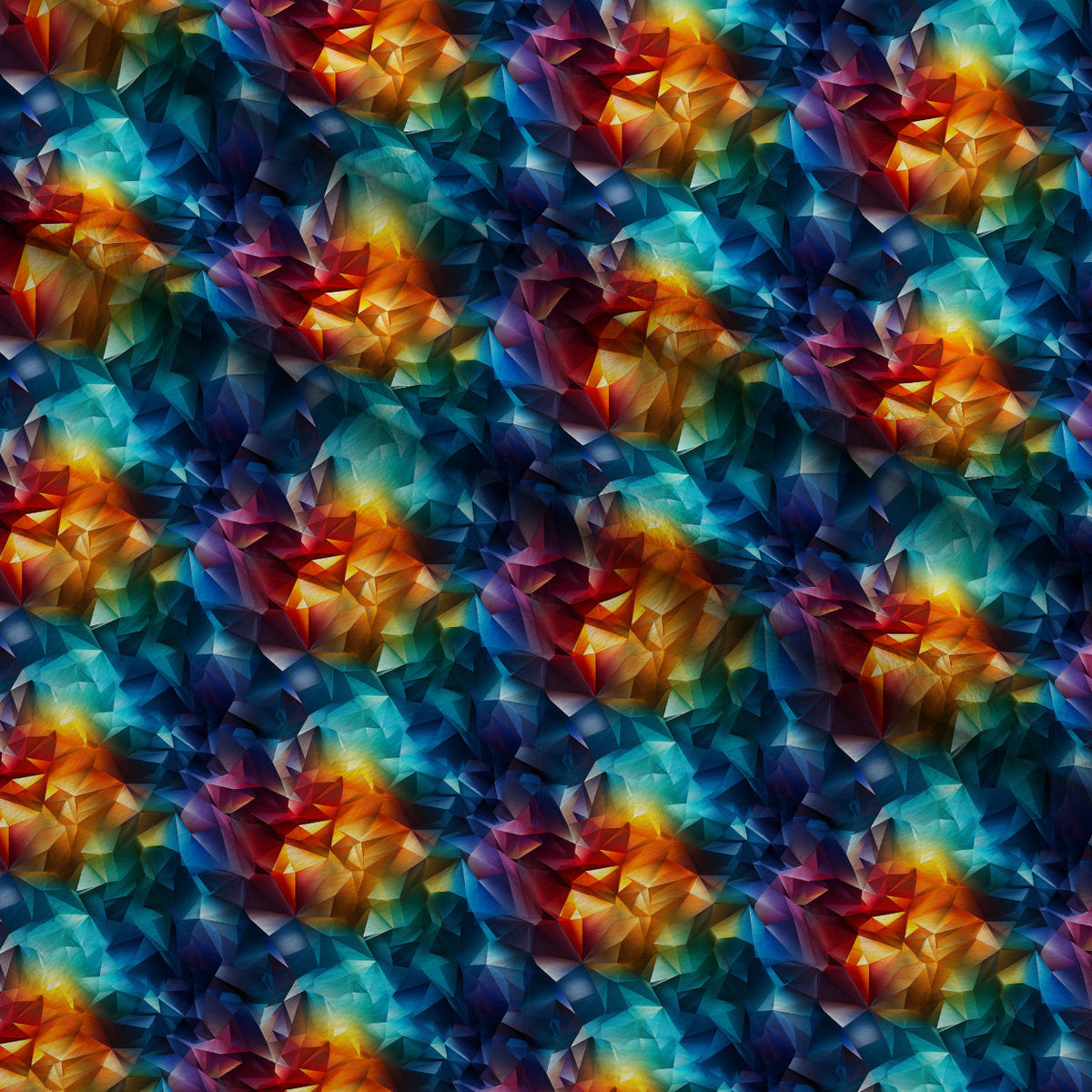 Liquid Prism Pattern 3 Fleece Fabric — fleece fabric folded close-up preview (mv-fleece-v1:lying)