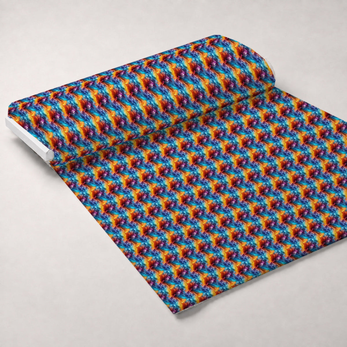 Liquid Prism Pattern 4 Fleece Fabric — fleece fabric unrolled bolt preview (mv-fleece-v1:bolt)