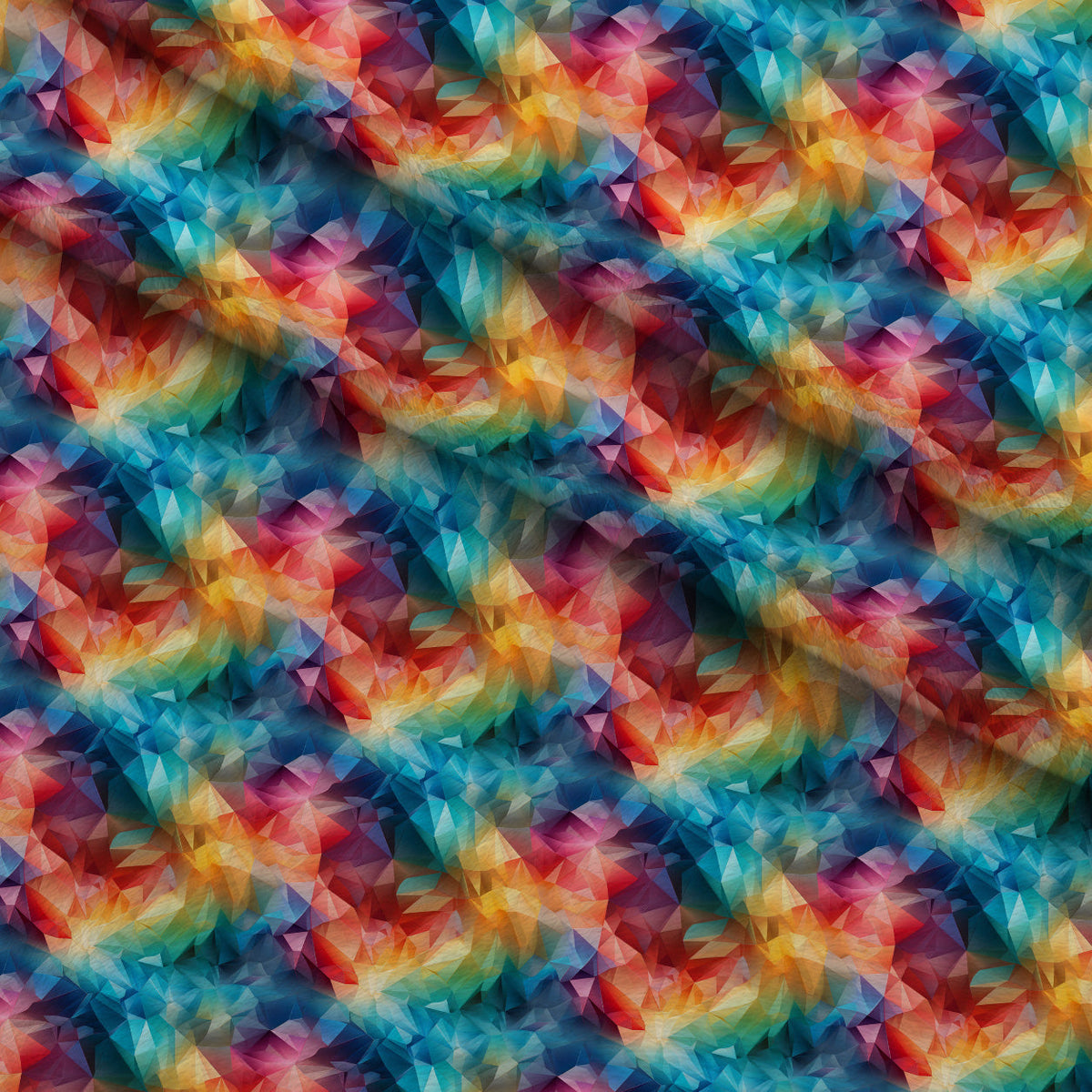 Liquid Prism Pattern 9 Fleece Fabric — fleece fabric folded close-up preview (mv-fleece-v1:lying)