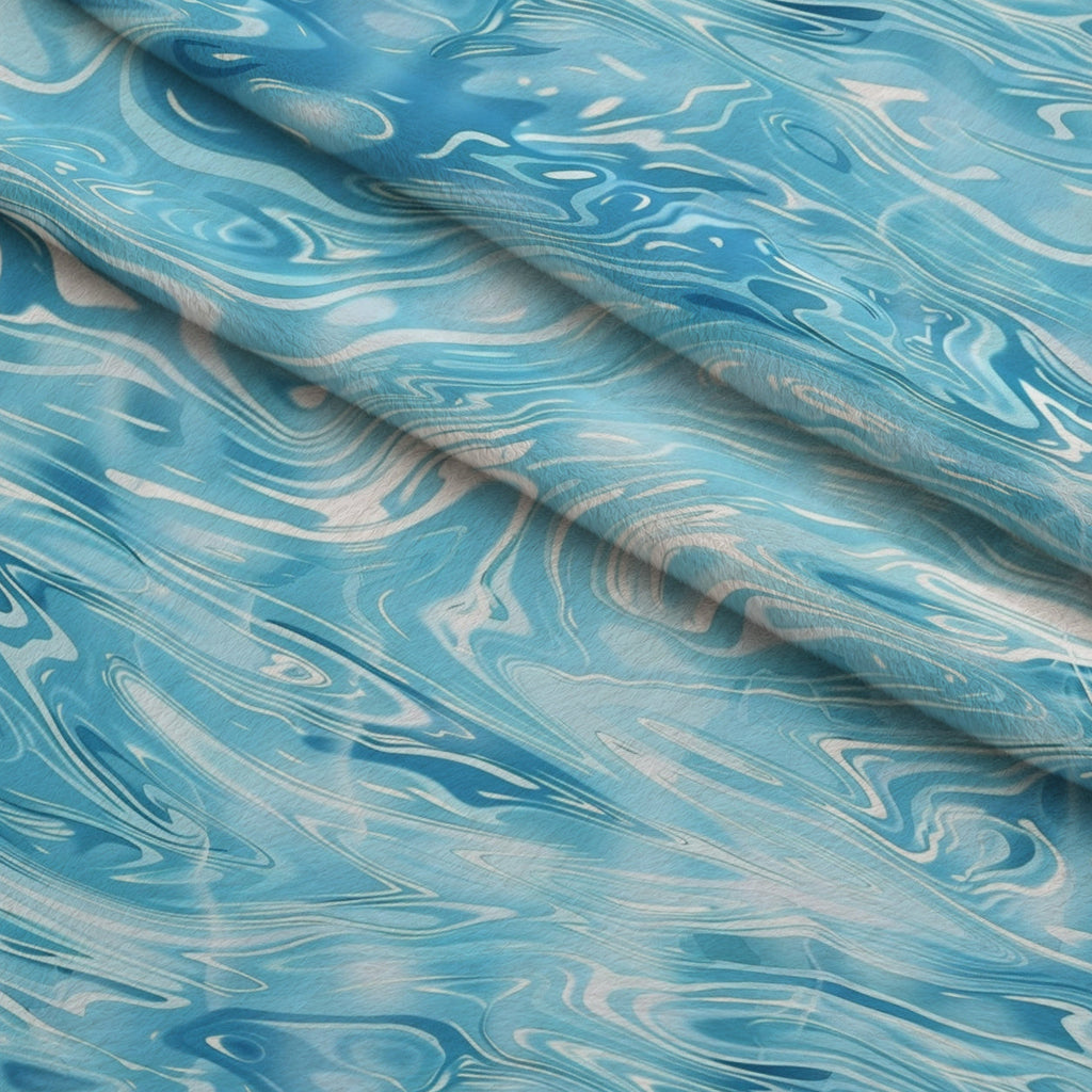 Liquid Sapphire Pattern 11 Fleece Fabric — fleece fabric folded close-up preview (mv-fleece-v1:lying)