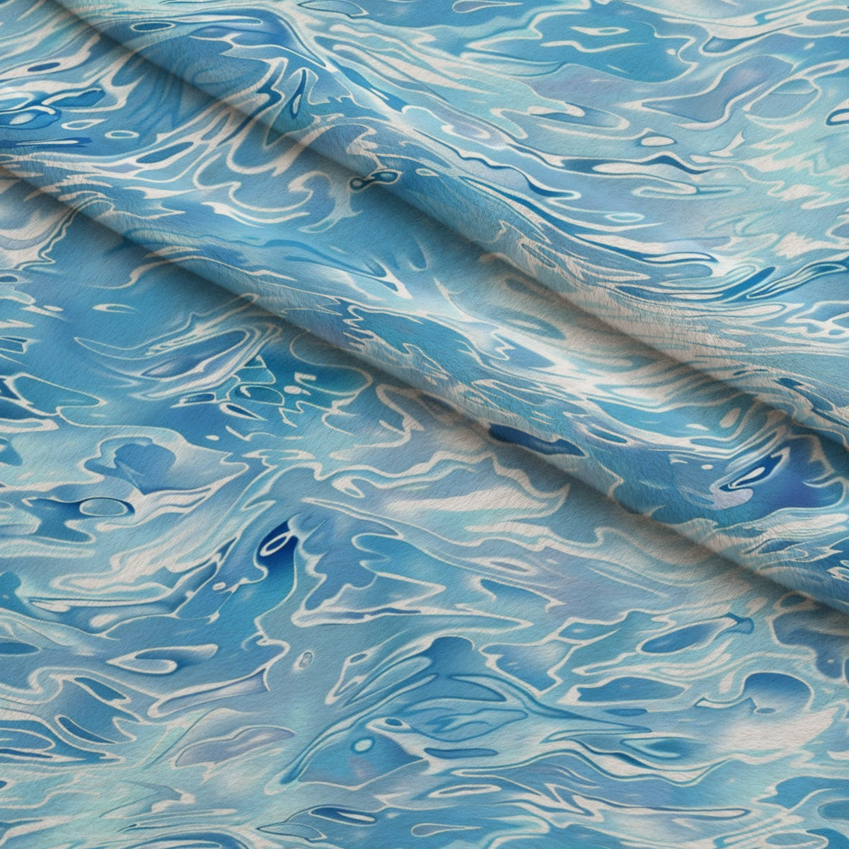 Liquid Sapphire Pattern 14 Fleece Fabric — fleece fabric folded close-up preview (mv-fleece-v1:lying)