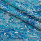 Liquid Sapphire Pattern 3 Fleece Fabric — fleece fabric folded close-up preview (mv-fleece-v1:lying)