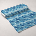 Liquid Sapphire Pattern 7 Fleece Fabric — fleece fabric unrolled bolt preview (mv-fleece-v1:bolt)
