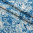 Liquid Sapphire Pattern 8 Fleece Fabric — fleece fabric folded close-up preview (mv-fleece-v1:lying)