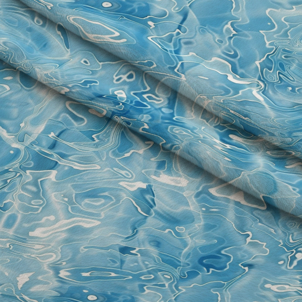 Liquid Sapphire Pattern 9 Fleece Fabric — fleece fabric folded close-up preview (mv-fleece-v1:lying)