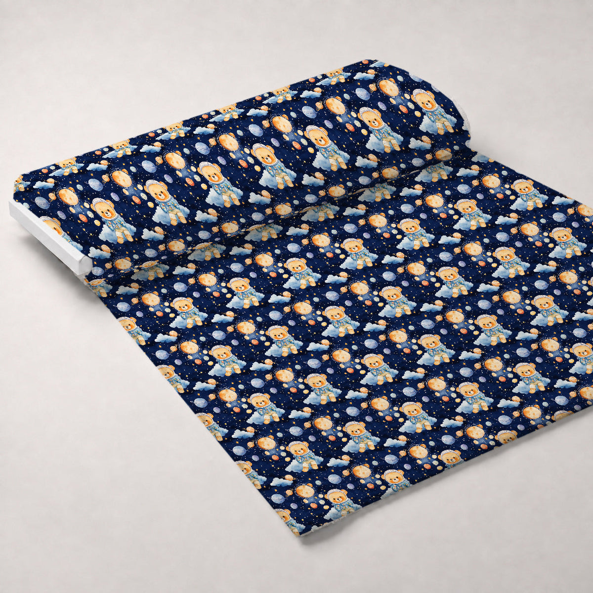 Little Cub Dreams Pattern 10 Fleece Fabric — fleece fabric unrolled bolt preview (mv-fleece-v1:bolt)