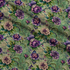 Love Letter Blooms Pattern 1 Fleece Fabric — fleece fabric folded close-up preview (mv-fleece-v1:lying)