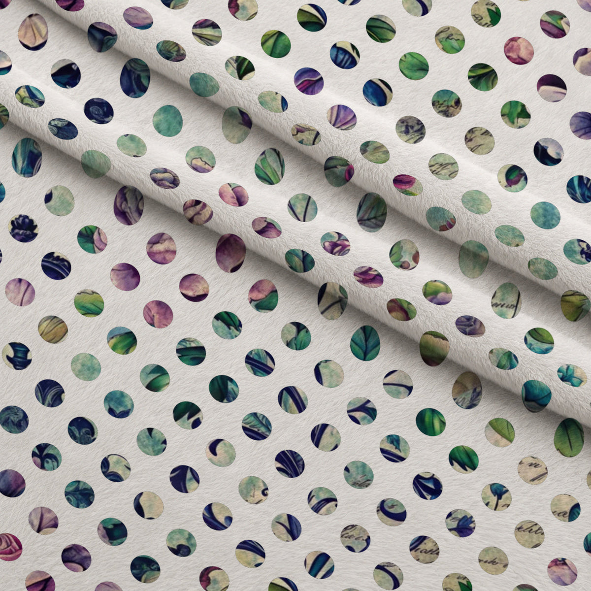 Love Letter Blooms Pattern 19 Fleece Fabric — fleece fabric folded close-up preview (mv-fleece-v1:lying)