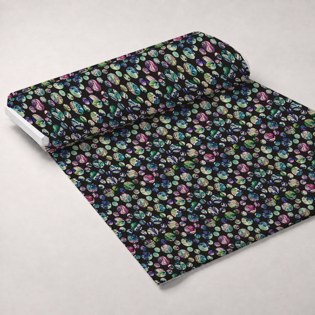 Love Letter Blooms Pattern 20 Fleece Fabric — fleece fabric unrolled bolt preview (mv-fleece-v1:bolt)