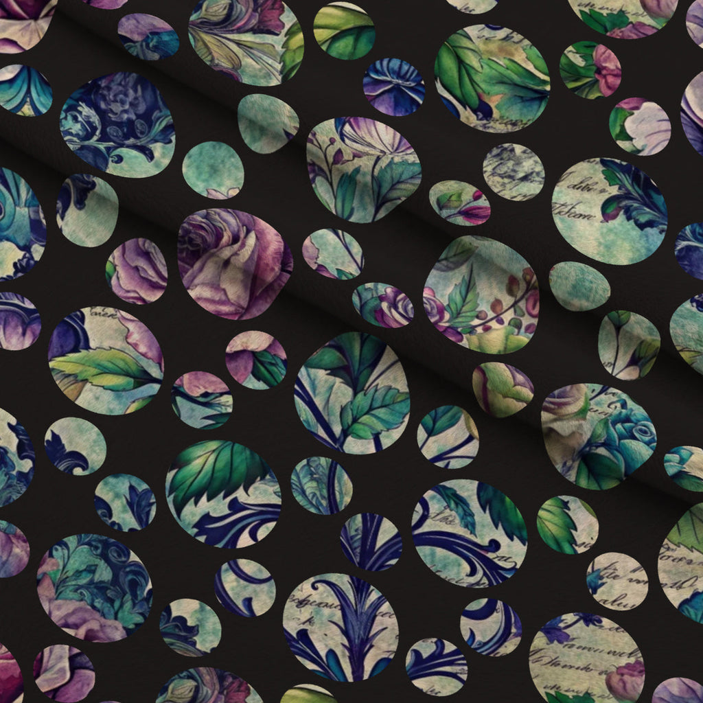 Love Letter Blooms Pattern 20 Fleece Fabric — fleece fabric folded close-up preview (mv-fleece-v1:lying)