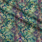 Love Letter Blooms Pattern 5 Fleece Fabric — fleece fabric folded close-up preview (mv-fleece-v1:lying)