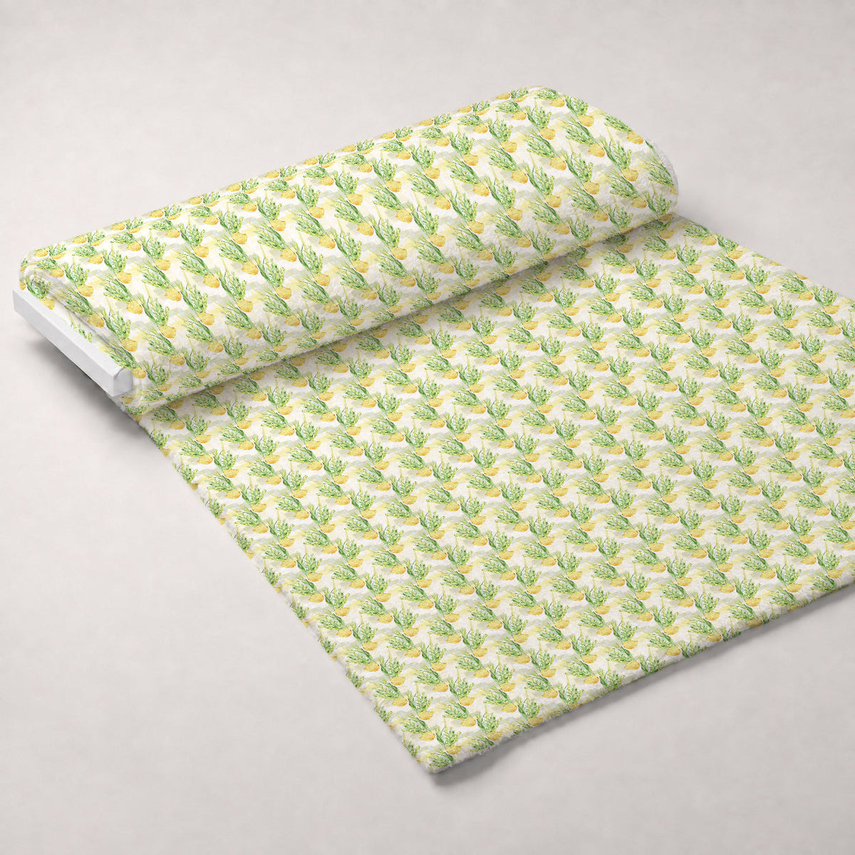 Lulav and Etrog Pattern 10 Fleece Fabric — fleece fabric unrolled bolt preview (mv-fleece-v1:bolt)