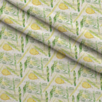 Lulav and Etrog Pattern 2 Fleece Fabric — fleece fabric folded close-up preview (mv-fleece-v1:lying)