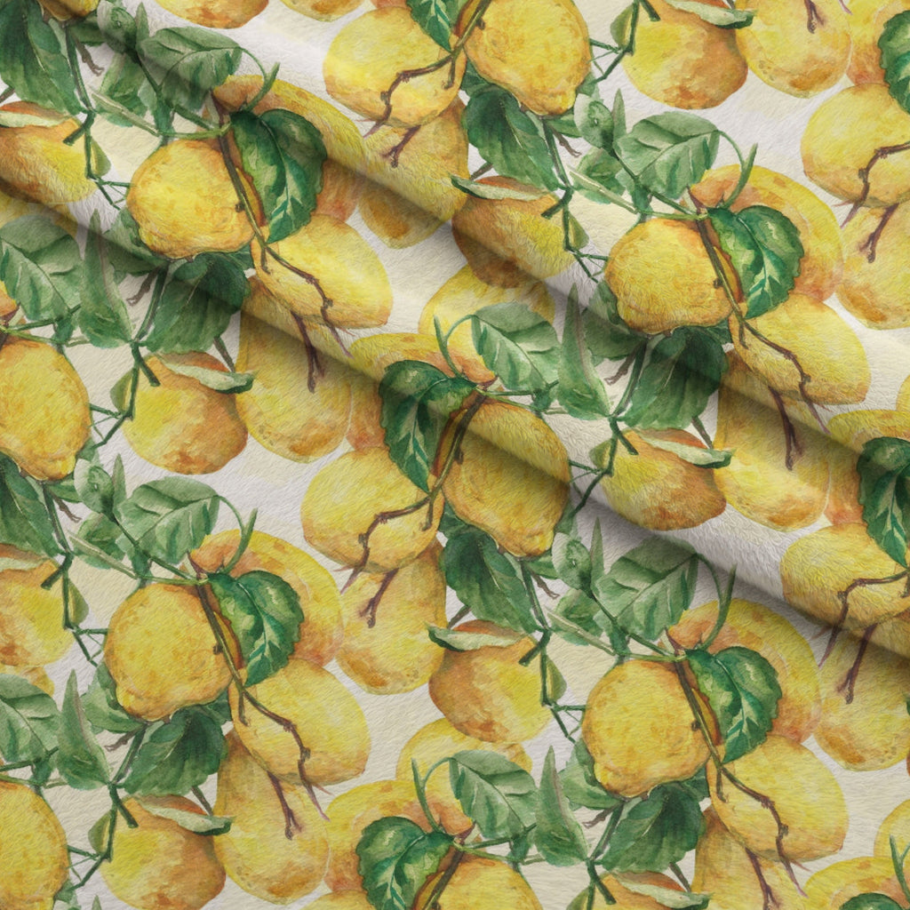 Lulav and Etrog Pattern 7 Fleece Fabric — fleece fabric folded close-up preview (mv-fleece-v1:lying)