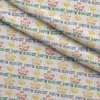 Lulav and Etrog Pattern 9 Fleece Fabric — fleece fabric folded close-up preview (mv-fleece-v1:lying)