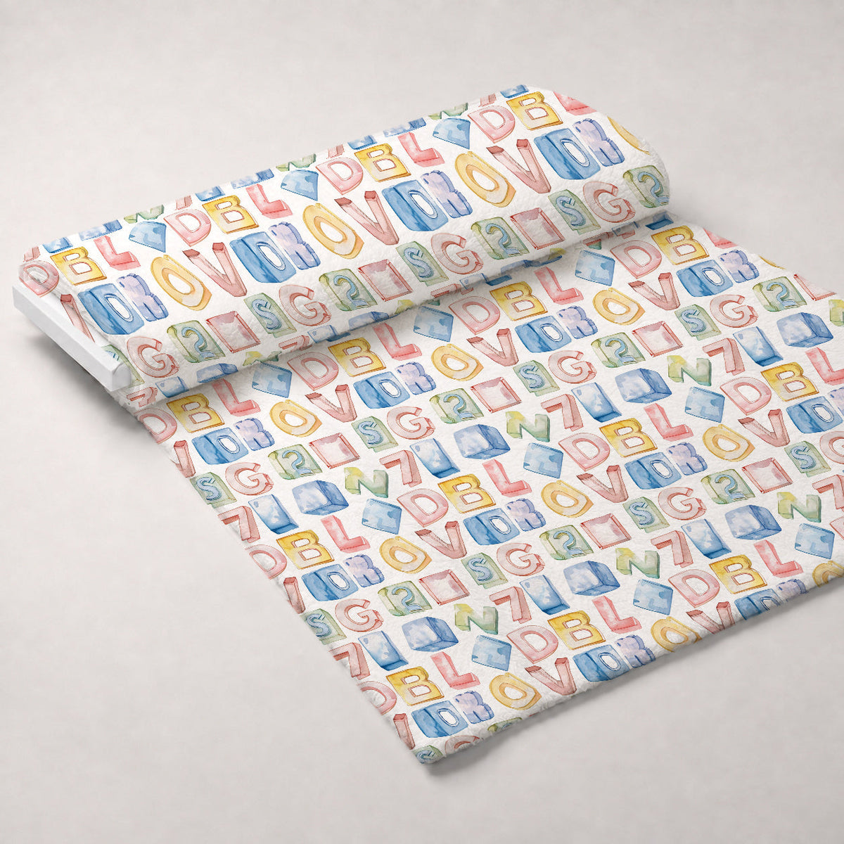 Lullaby Skies Pattern 14 Fleece Fabric — fleece fabric unrolled bolt preview (mv-fleece-v1:bolt)