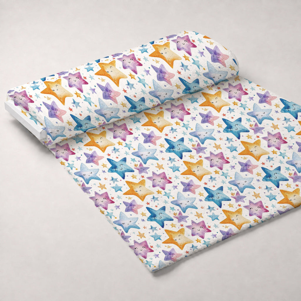 Lullaby Skies Pattern 16 Fleece Fabric — fleece fabric unrolled bolt preview (mv-fleece-v1:bolt)