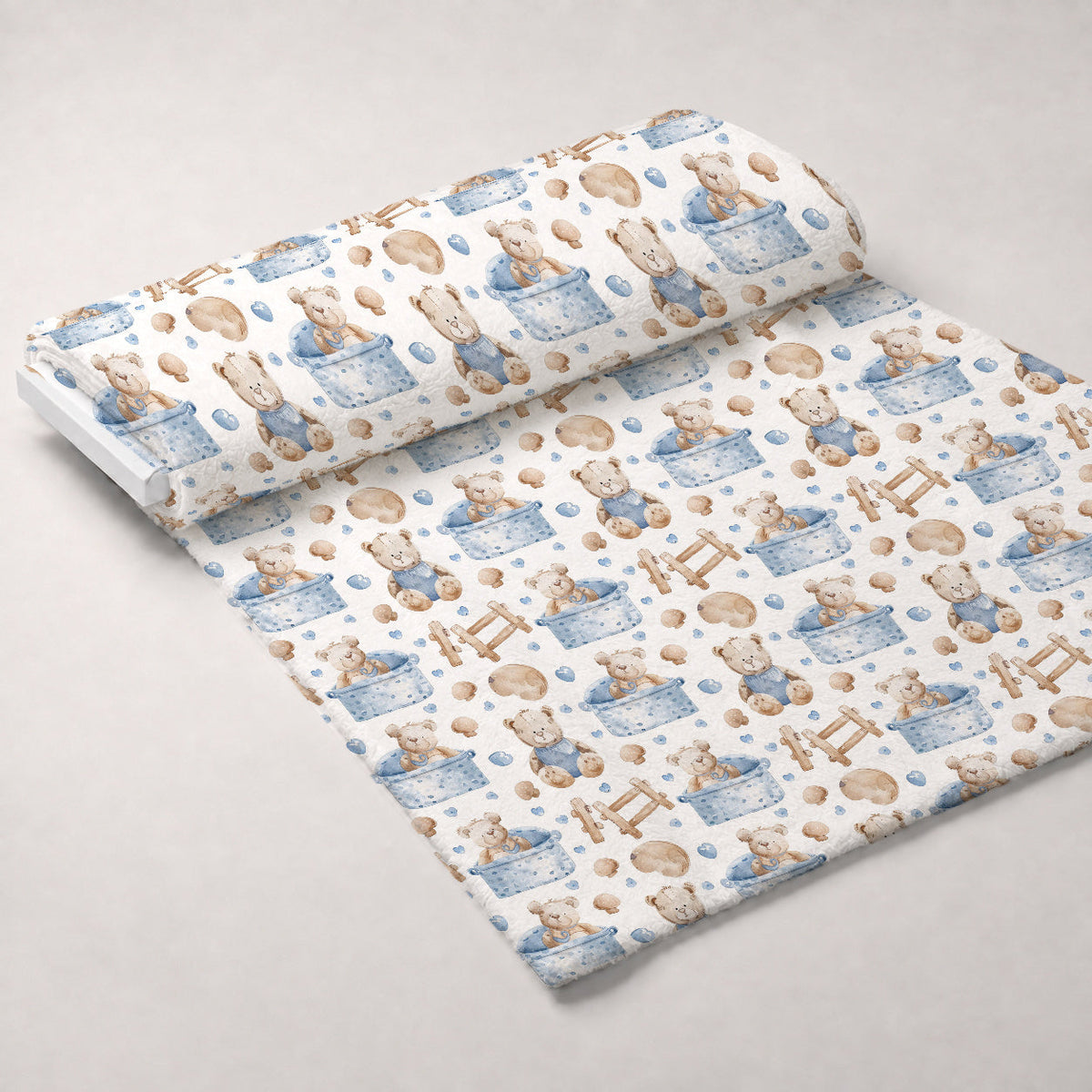 Lullaby Skies Pattern 18 Fleece Fabric — fleece fabric unrolled bolt preview (mv-fleece-v1:bolt)