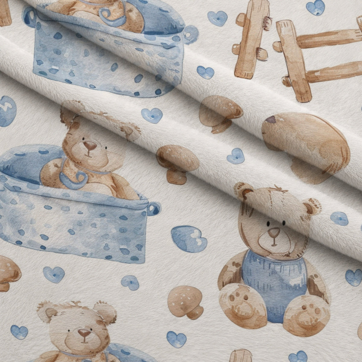 Lullaby Skies Pattern 18 Fleece Fabric — fleece fabric folded close-up preview (mv-fleece-v1:lying)