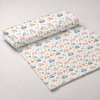 Lullaby Skies Pattern 2 Fleece Fabric — fleece fabric unrolled bolt preview (mv-fleece-v1:bolt)