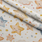 Lullaby Skies Pattern 23 Fleece Fabric — fleece fabric folded close-up preview (mv-fleece-v1:lying)