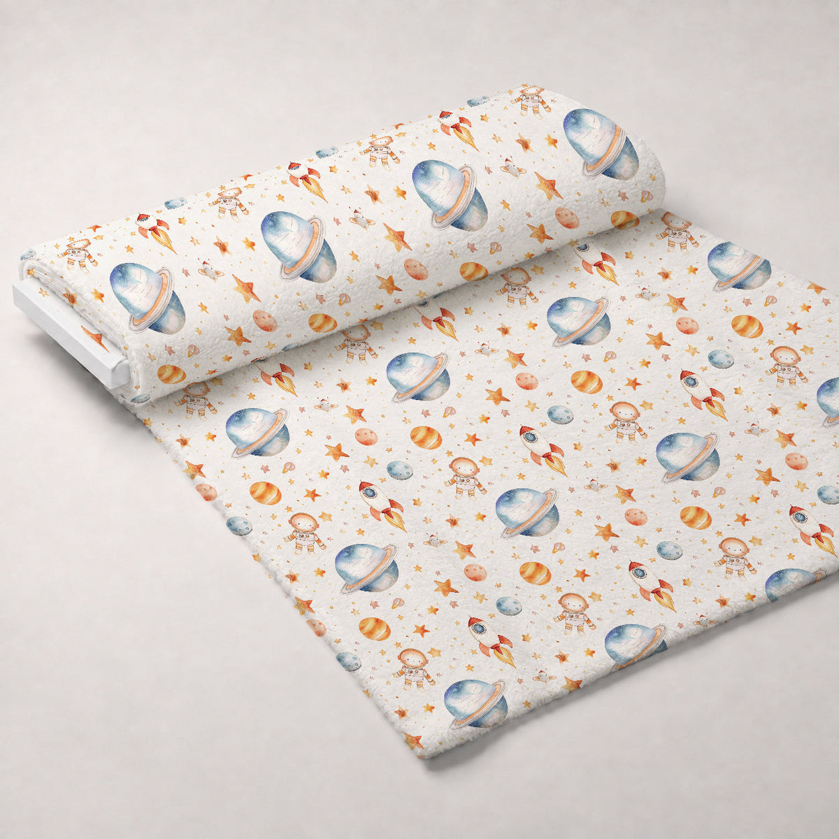Lullaby Skies Pattern 3 Fleece Fabric — fleece fabric unrolled bolt preview (mv-fleece-v1:bolt)