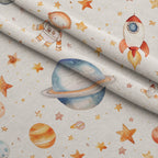Lullaby Skies Pattern 3 Fleece Fabric — fleece fabric folded close-up preview (mv-fleece-v1:lying)