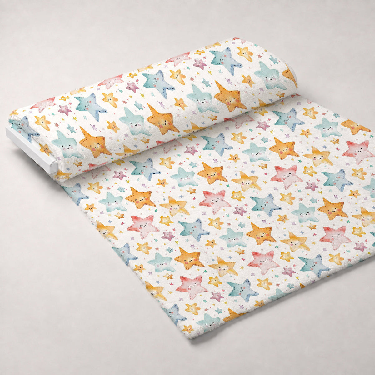 Lullaby Skies Pattern 7 Fleece Fabric — fleece fabric unrolled bolt preview (mv-fleece-v1:bolt)