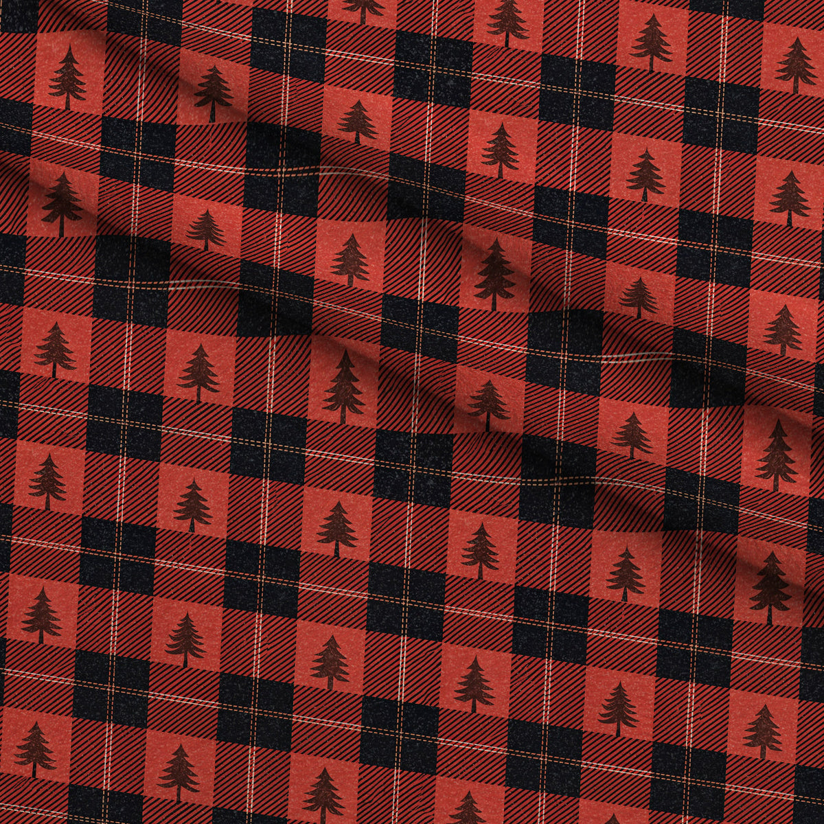 Lumberjack Lodge Pattern 5 Fleece Fabric — fleece fabric folded close-up preview (mv-fleece-v1:lying)