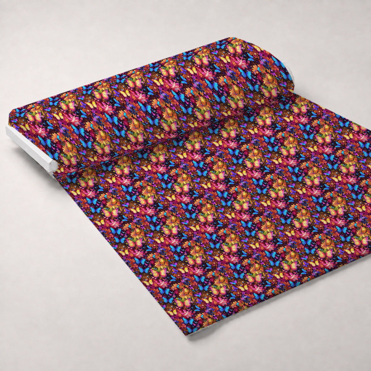 Luminous Wings Pattern 15 Fleece Fabric — fleece fabric unrolled bolt preview (mv-fleece-v1:bolt)