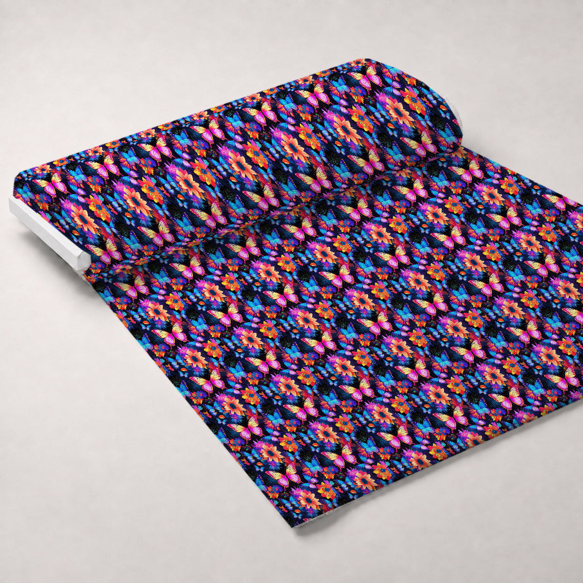 Luminous Wings Pattern 3 Fleece Fabric — fleece fabric unrolled bolt preview (mv-fleece-v1:bolt)