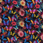 Luminous Wings Pattern 6 Fleece Fabric — fleece fabric folded close-up preview (mv-fleece-v1:lying)